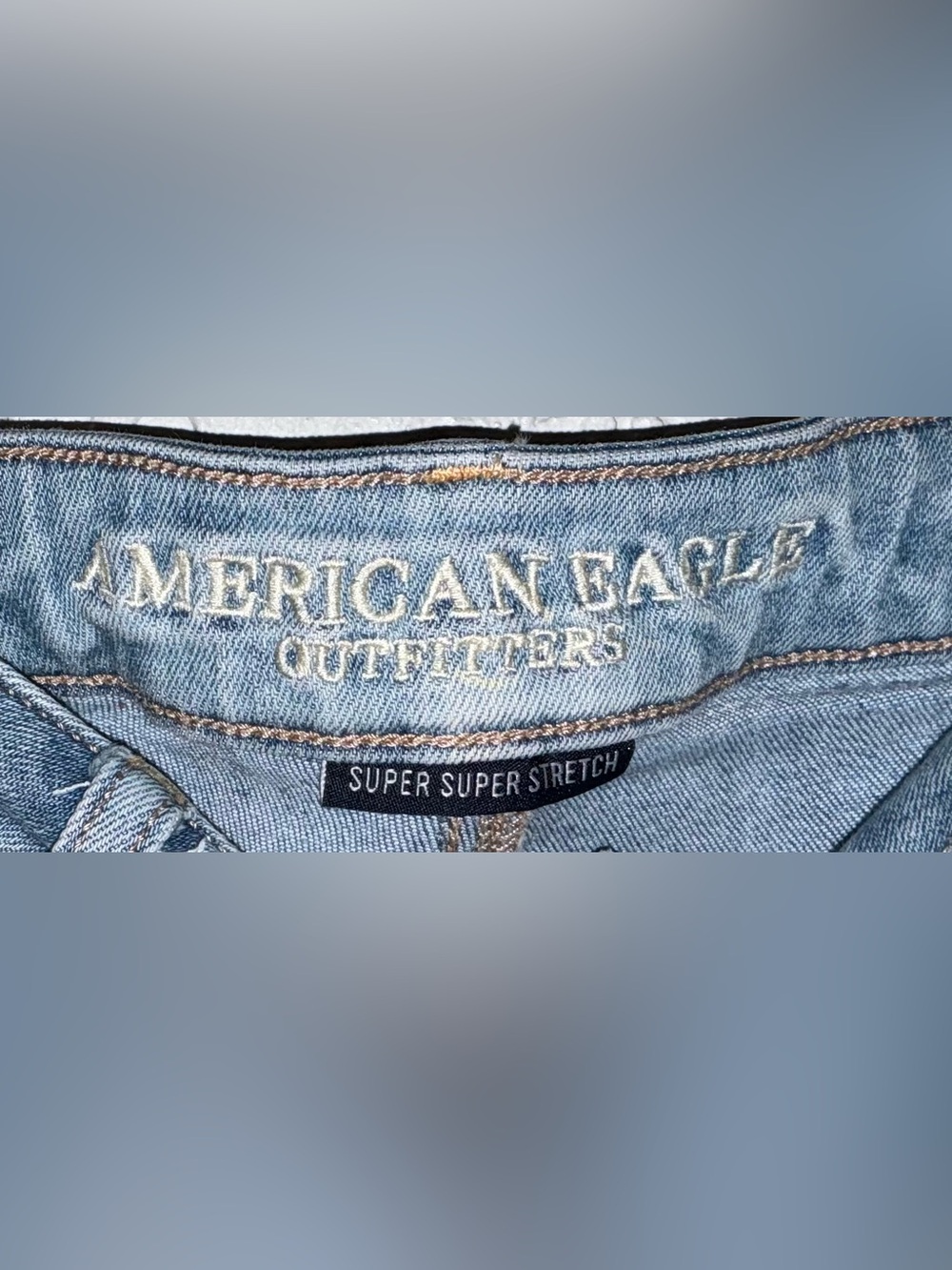 American Eagle Outfitters Light Wash Womens Super Super Stretch Jegging Jeans - Picture 5 of 6